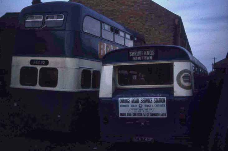 Gt Yarmouth Daimler CVG6 Roe 12 & Leyland Atlantean Marshall 40